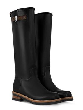 NEW Louis Vuitton LV Women’s Black Biker High Boots - FR 39/US 8.5